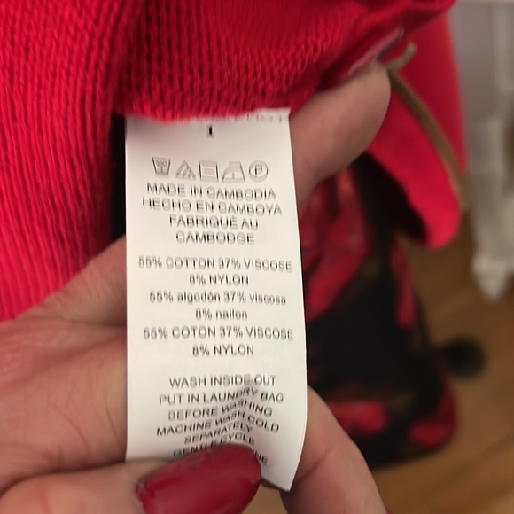 Michael Kors Red Tunic Sweater - Picture 10 of 11